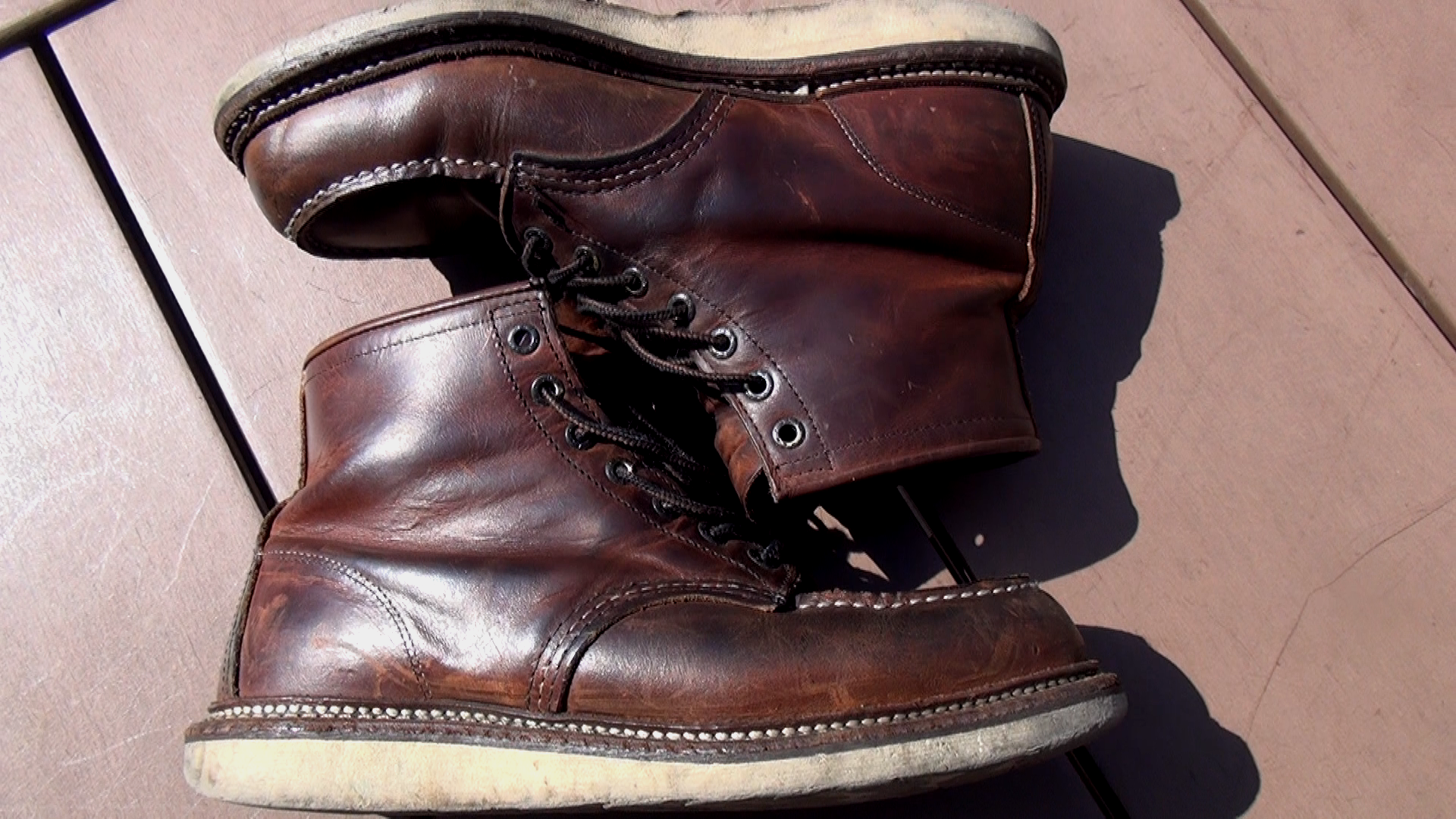 redwing1907 カッパーラフ＆タフ　経年変化　エイジング